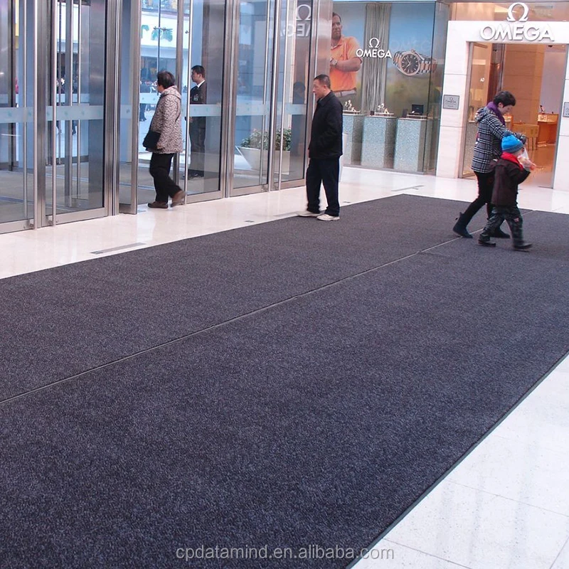rubber back antidust entrance mat for hotel entry or exit floor mats