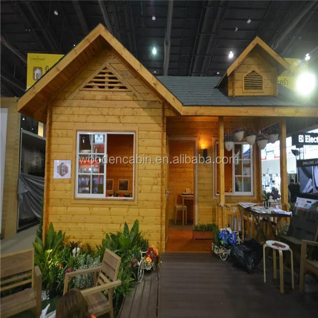 wood prefab house log home factory direct sales