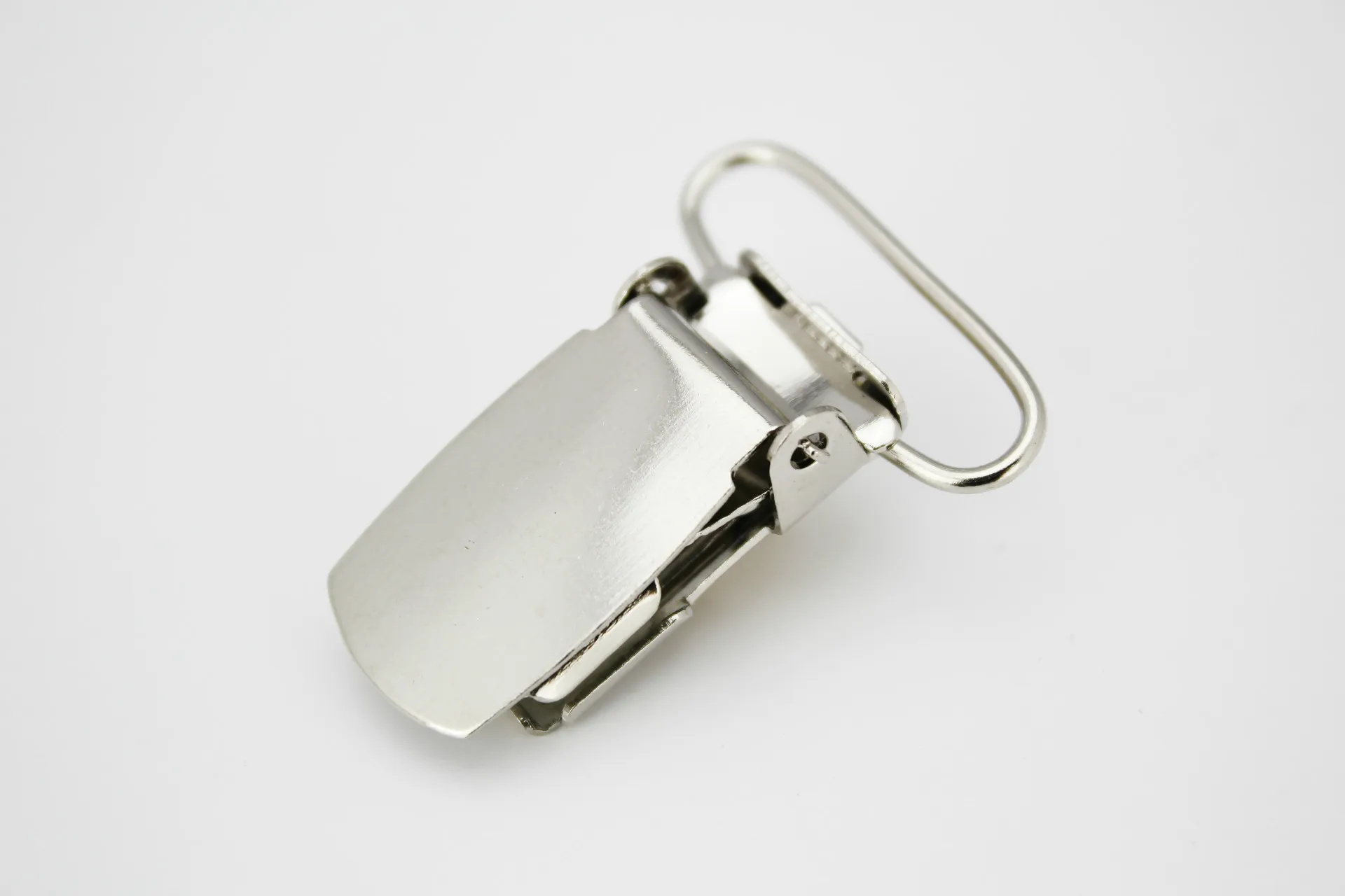 wholesale cheap Duck Mouth clip hardware metal crocodile buckle Suspenders Buckle Clips Pacifier Clip