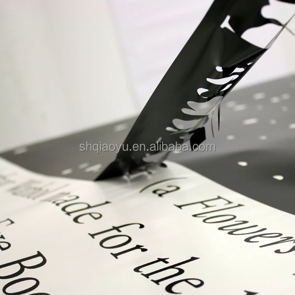 Черная наклейка с надписью на окно с прозрачным фоном для магазина и автомобильной рекламы