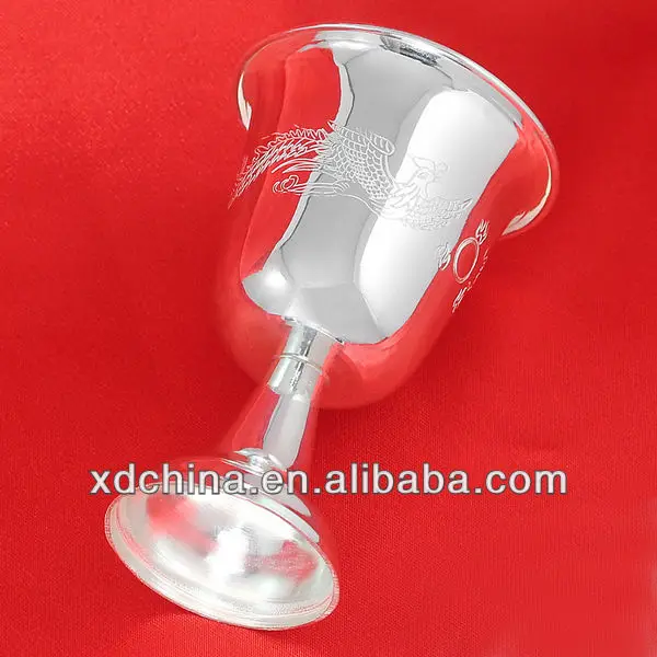 XD XS018-1 Chinese 990 Pure Silver Kiddush Cup Wholesale Silver Cup