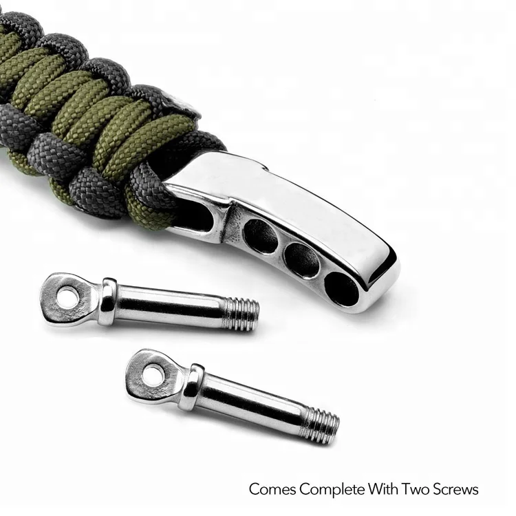 Camping Self-rescue Parachute Rope Paracord Bracelet with Clasp