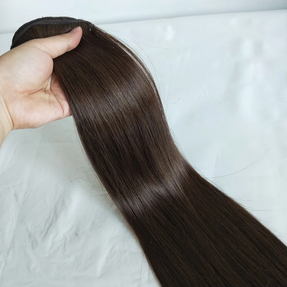 20inch 160g Fullhead Set Brazilian Virgin Remy Cuticle Aligned Natural Human Hair Clip In Human Hair Extensions