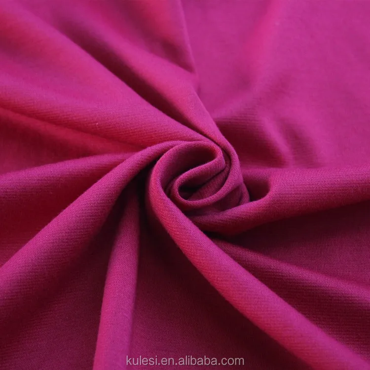 
China suppliers 40S rayon nylon spandex knitted roma fabrics suits 380/400/420GSM cheap healthy and Pilling Resistance 