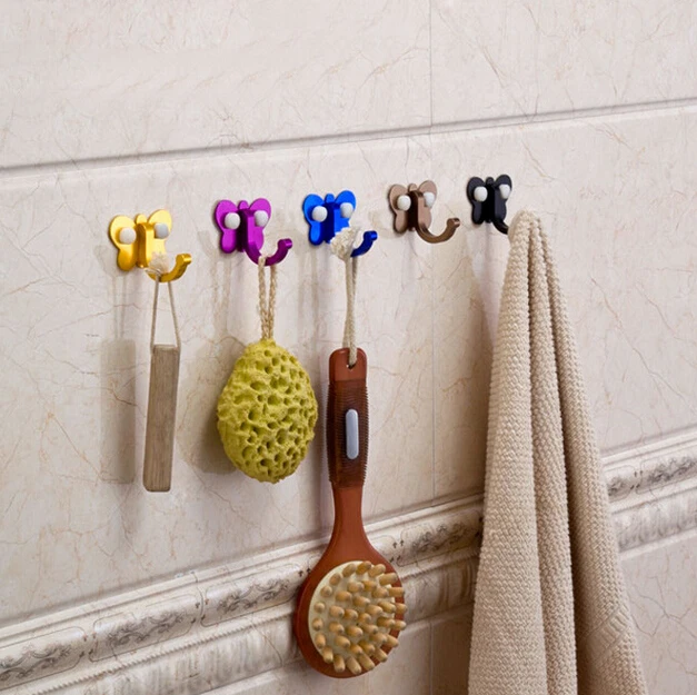 Hooks For Bathroom Wall My Web Value 5 Pieces 1 Lot Wall Hanger Hook Clothes Towel Coat Robe Kitchen Bathroom