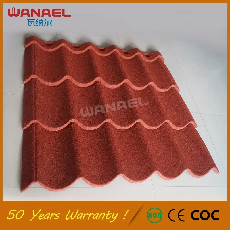 50 Years Lifespan Modern Villa Roof, High Quality Decratype Stone Chips Coated Steel Roof Tile Price Malaysia