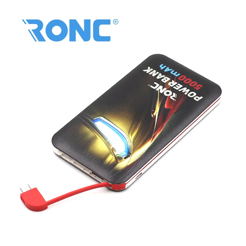 Лучшие зарядное устройство мобильного телефона Ультратонкий рекламных Power Bank 5500 мАч