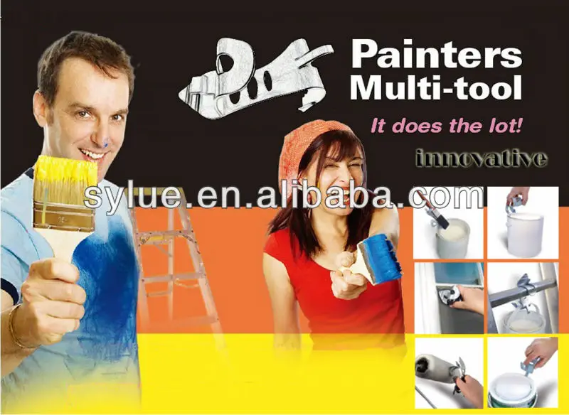 2013 Innovative New Style Metal Painting Painters Multi tool For Open, Hanging, Scraping