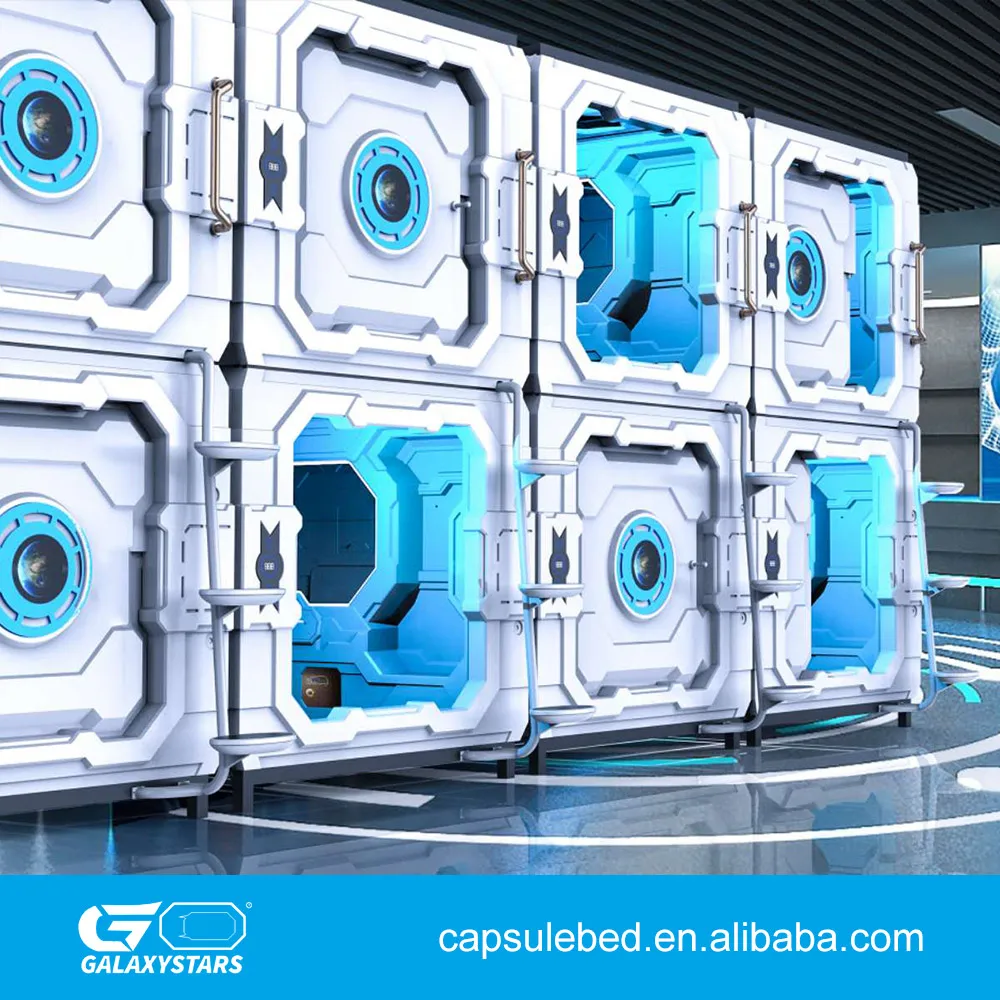 Technology vertical capsule single sleeping cabin bed sleep box for sale