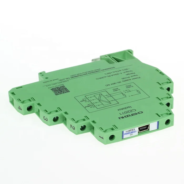 CZ2071  RTD Input Signal Isolator 1 input 1 output (1 channel) CHENZHU SIGNAL TRANSDUCER signal  converter