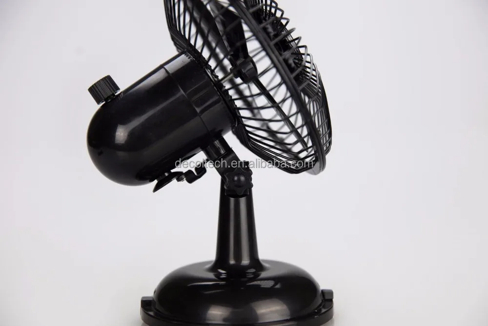 DF501 5 inch metal oscillating USB/BO desk fan