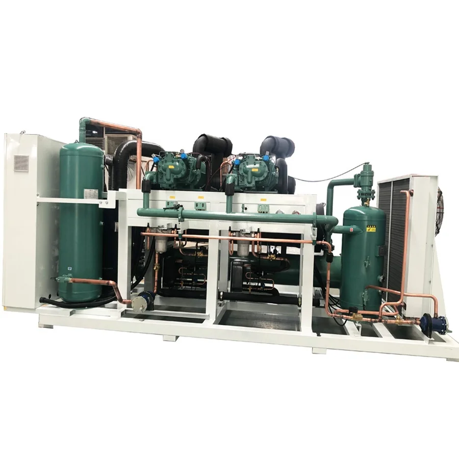 water chiller 75HP compressor  paralleled unit for making ice cream
