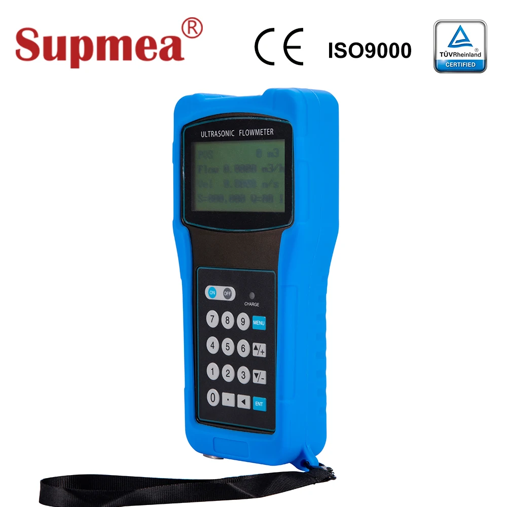 Antifreeze liquid ultrasonic portable flow meter handheld single color
