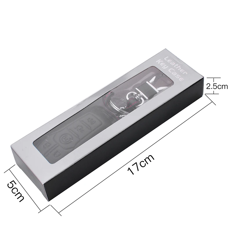 Genuine Leather Key Bags Car Key Case for Focus 3 Escort Kuga Fiesta Mustang Edge MKV Fusion F150 2016 Ranger