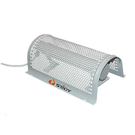 55W Low energy bathroom greenhouse tubular heater 1ft tube with built in adjustable thermostat with mounting brackets TH01