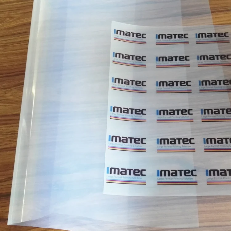 Waterproof Polyester Inkjet Film Transparency Roll Sheets For Positive Screen Printing