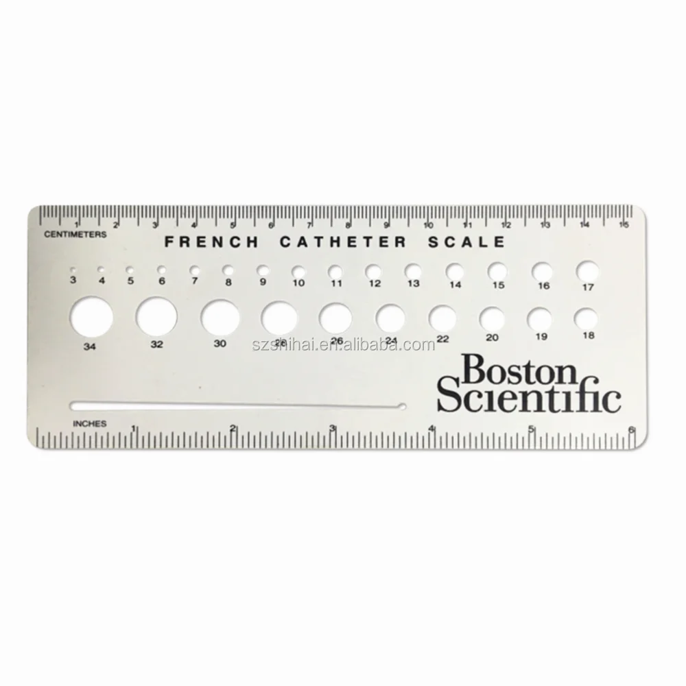 Французская Катетерная шкала с логотипом на
