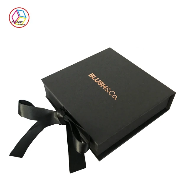 Custom grey cardboard luxury mailing fashion cute gift drawer jewelry box packaging