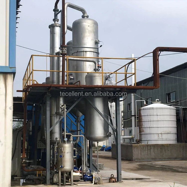 Inorganic Salt Effluent Desalination Double-effect Self-cleaning Evaporator
