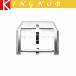 18 мм серебристого цвета в стиле эпохи Тан прикручиваемая цилиндрическая кожаные Наручные часы ремешок для часов с пряжкой из нержавеющей стали Предварительно V застежка для часов