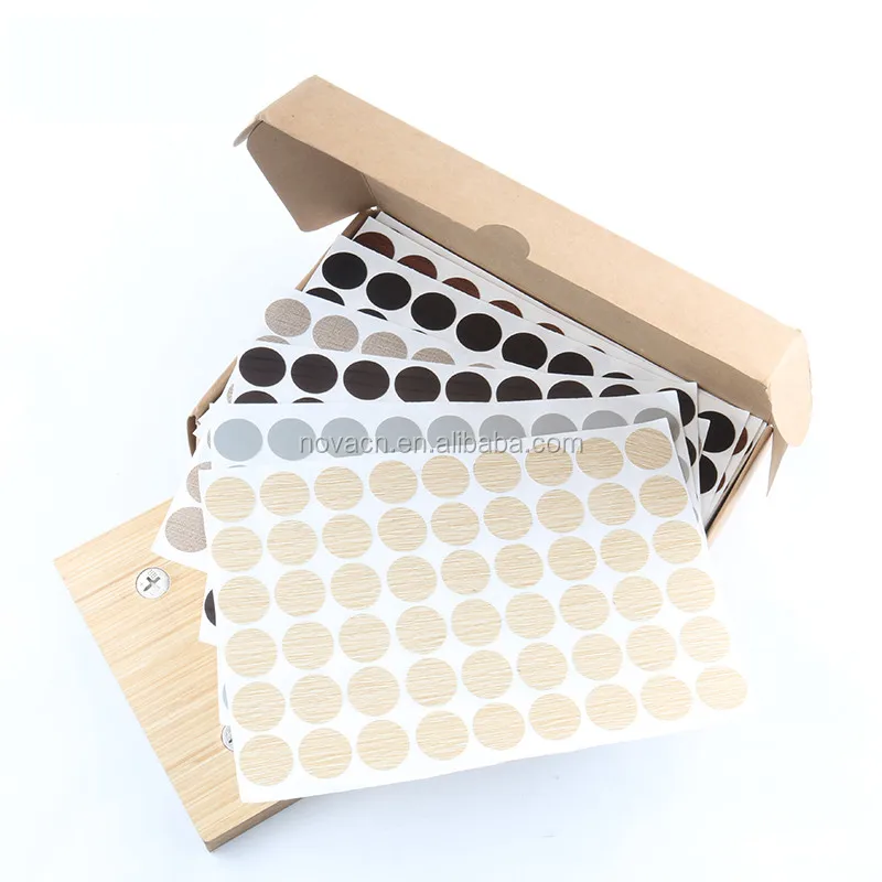 furniture accessories adhesive plastic screw cover /screw hole covers