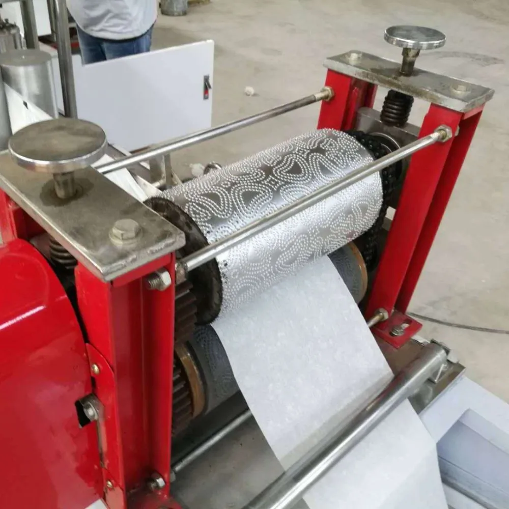 
Small Business for Family Worker Simple Operate Automatic Napkin Paper Making Machine 