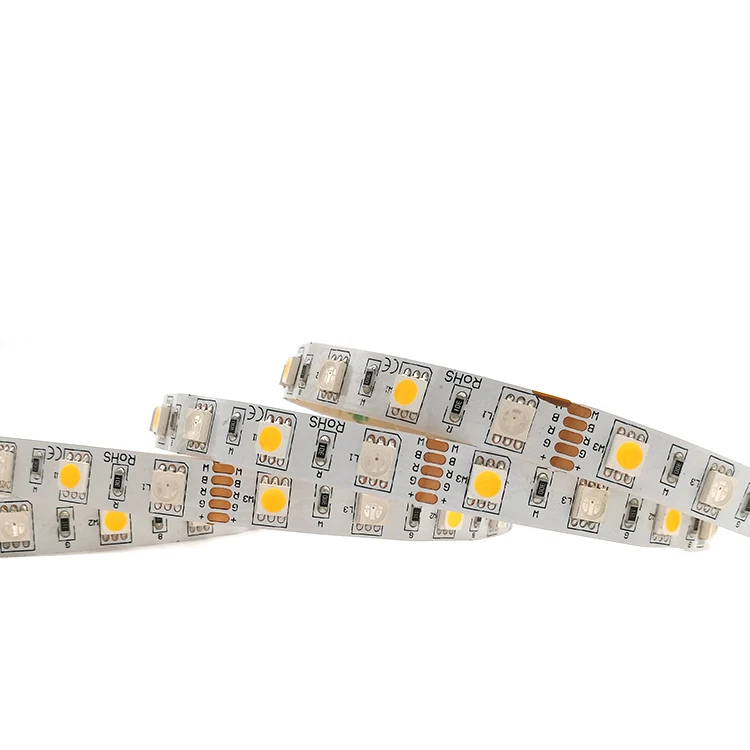 
2019 Hot New Products SMD5050 14.4W/M Slim Rgb Led Strip 12 Volt Flexible Rgb CCT Led Strip Lights IP20 IP65 IP68 