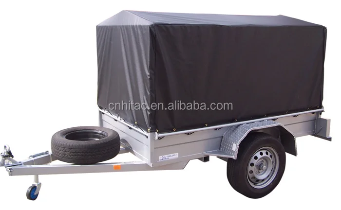 Durable Water Resistant PVC Cage Trailer Cover Tarpaulin