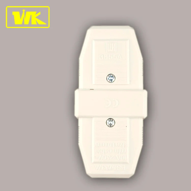 10A Electric Lead 2Pin Nylon Connector Plug & Socket Connector