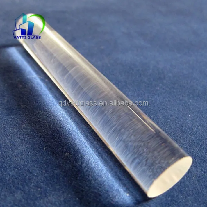
clear quartz glass rod 