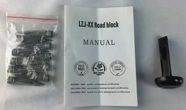 6 meters retractable zinc alloy Roadblock Tire Spikes strip for Law enforcement