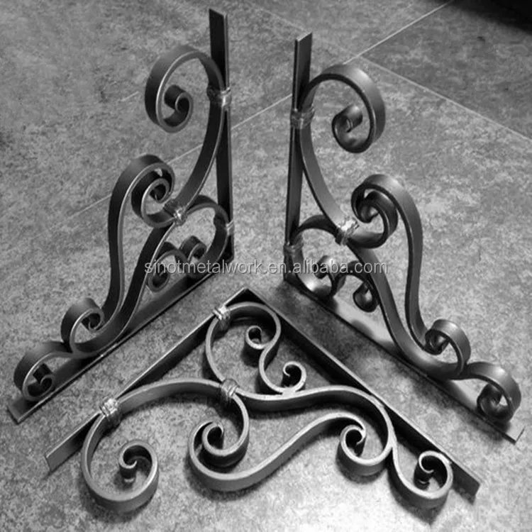 steel countertop brackets decorative wrought iron triangle corner reinforcing bracket support metal support brackets