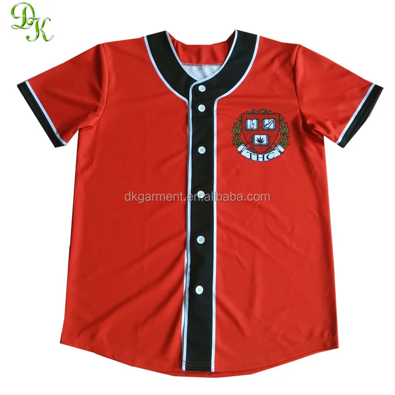 Full-printed custom infant baseball jersey