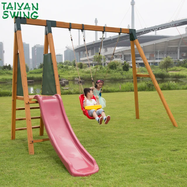 Garden Plastic Infant Swing Chair with Rope