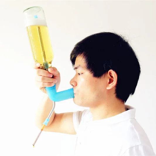 LPT  Wholesale Christmas  Bottle Beer Snorkel  Drinking Tool Supplies Play Wine Dispenser with Families Outdoor