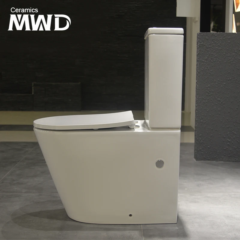 toilet bowl brand Movewayda two piece toilet rimless dual flush toilet