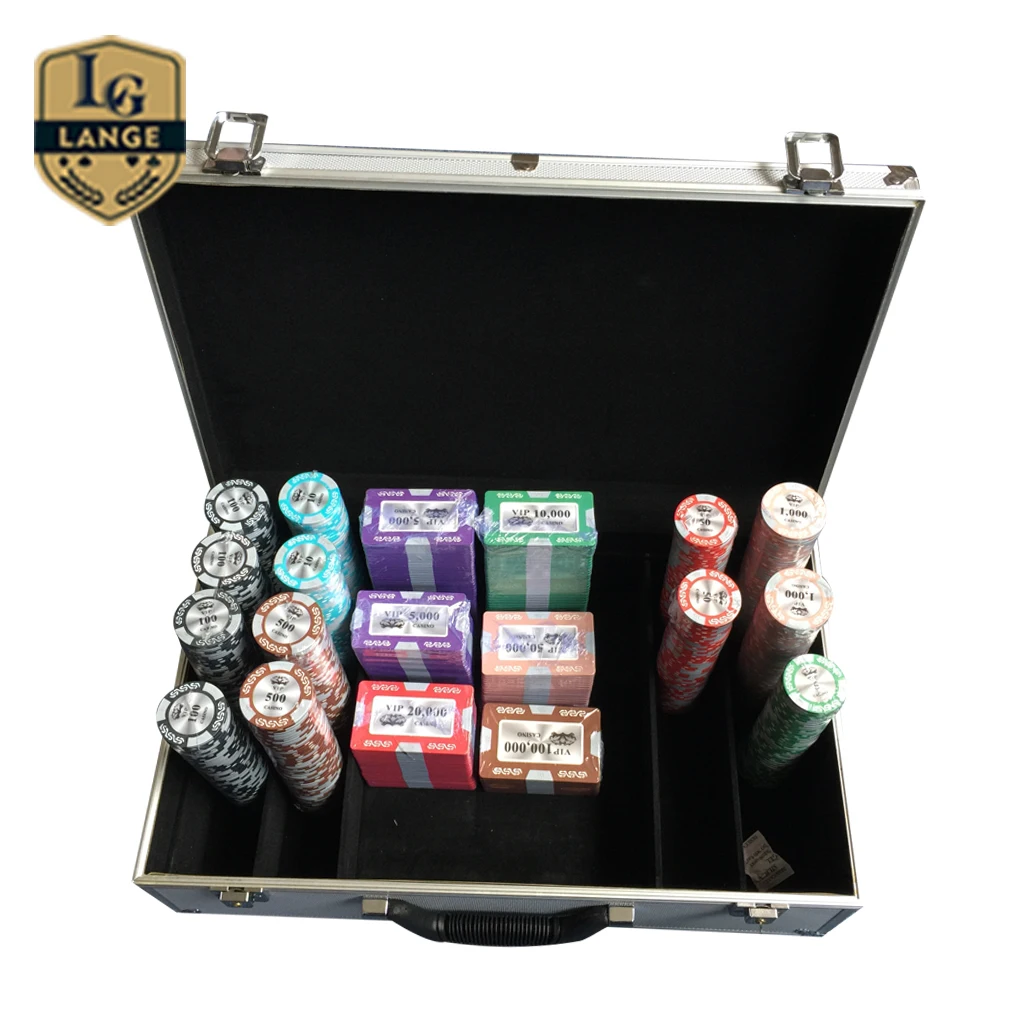 Oversized Poker Chips Clay Poker Chip Set