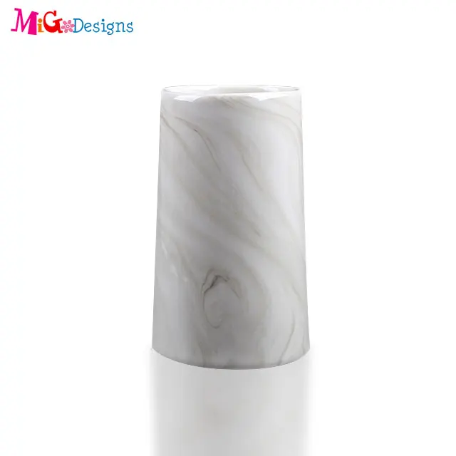
OEM Factory Wedding Luxury White Dry Flower Large Vase Geometric Vase Ceramic 