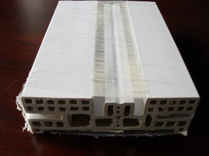 
Hollow WPC PVC door frame with woodgrain design 