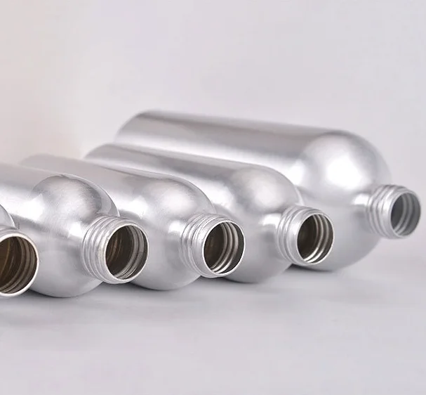 Индивидуальная пищевая косметическая упаковка 50 мл 100 мл 150 мл 200 мл 250 мл жидкое масло алюминиевая бутылка с винтовой алюминиевой крышкой