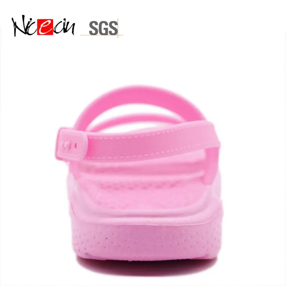 Розовые летние пляжные Повседневные тапочки, милые Нескользящие уличные сандалии для девочек