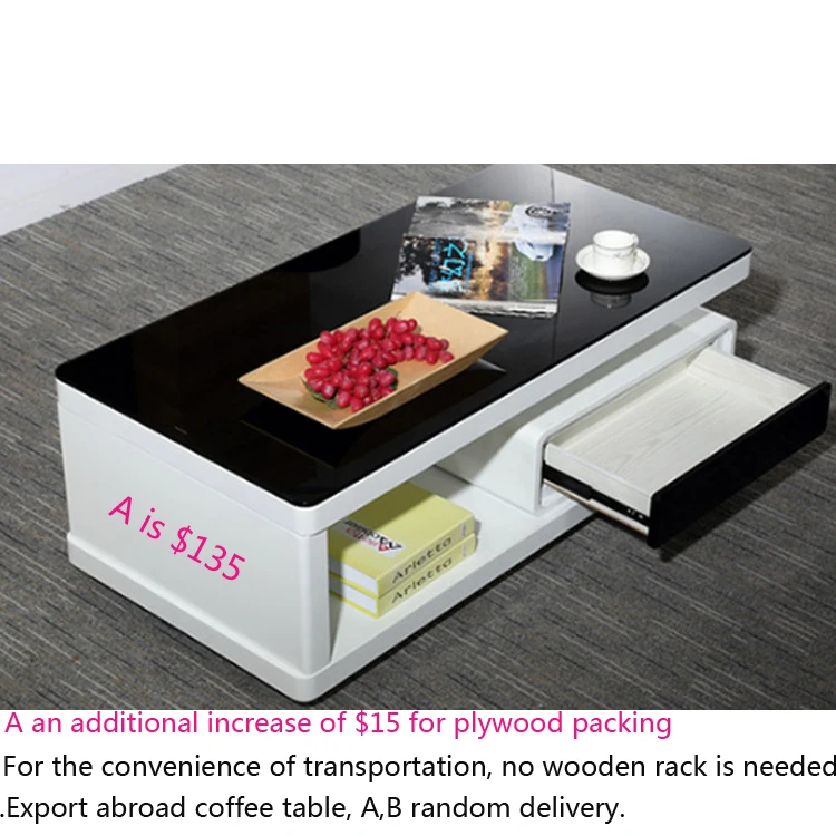 
Coffee table living room furniture modern tea table and tv stand 