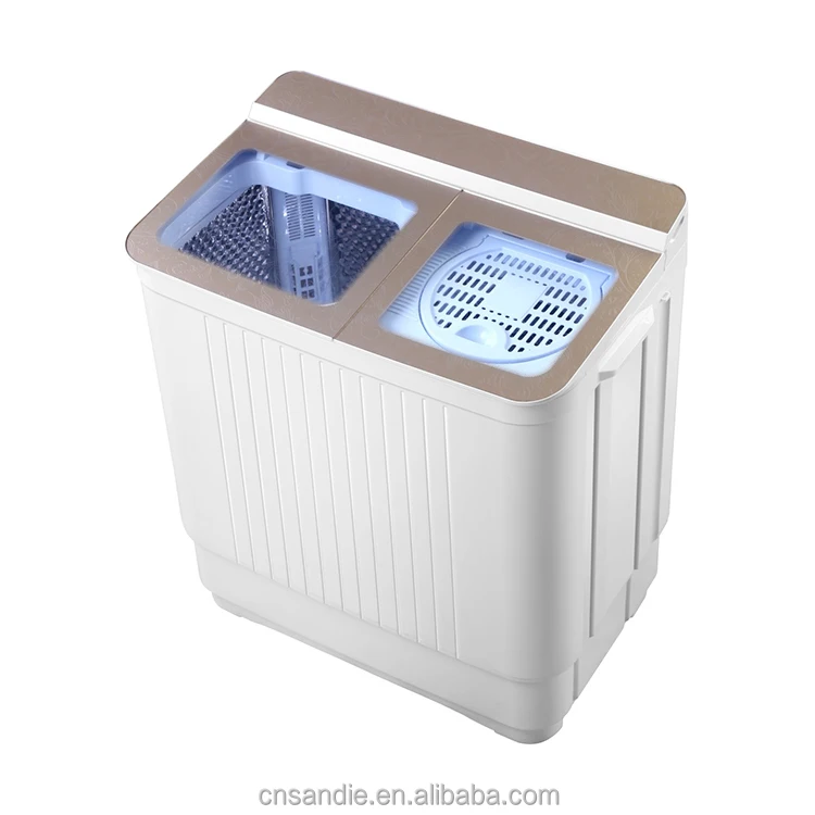 8kg top loading twin tub semi automatic electric washing machine with dryer