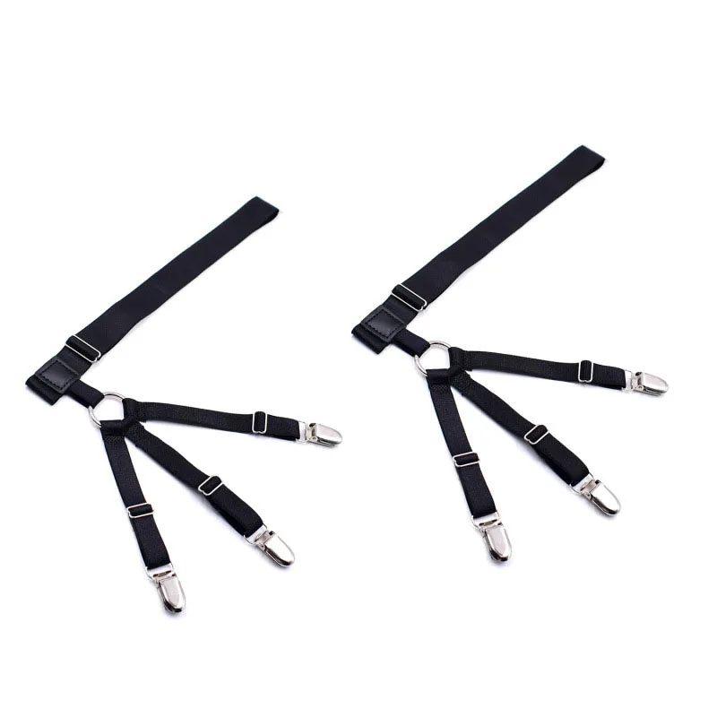 Модная новинка, Лидер продаж, рубашка с нескользящей застежкой, кольцо для ног, мужская рубашка, подвязки