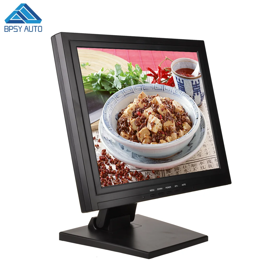 Cheap 15 inch Touch LCD Monitor Square 15inch USB Resistive Touchscreen Monitor for POS System