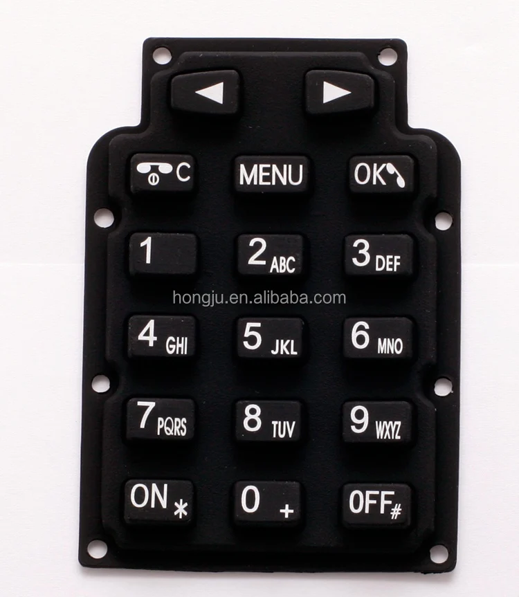 Supply all kinds of rubber keypad with best choice