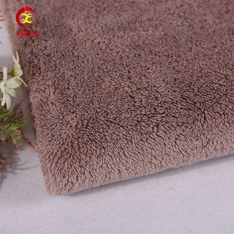 Home textile polyester cheap sherpa fleece fabric for sale