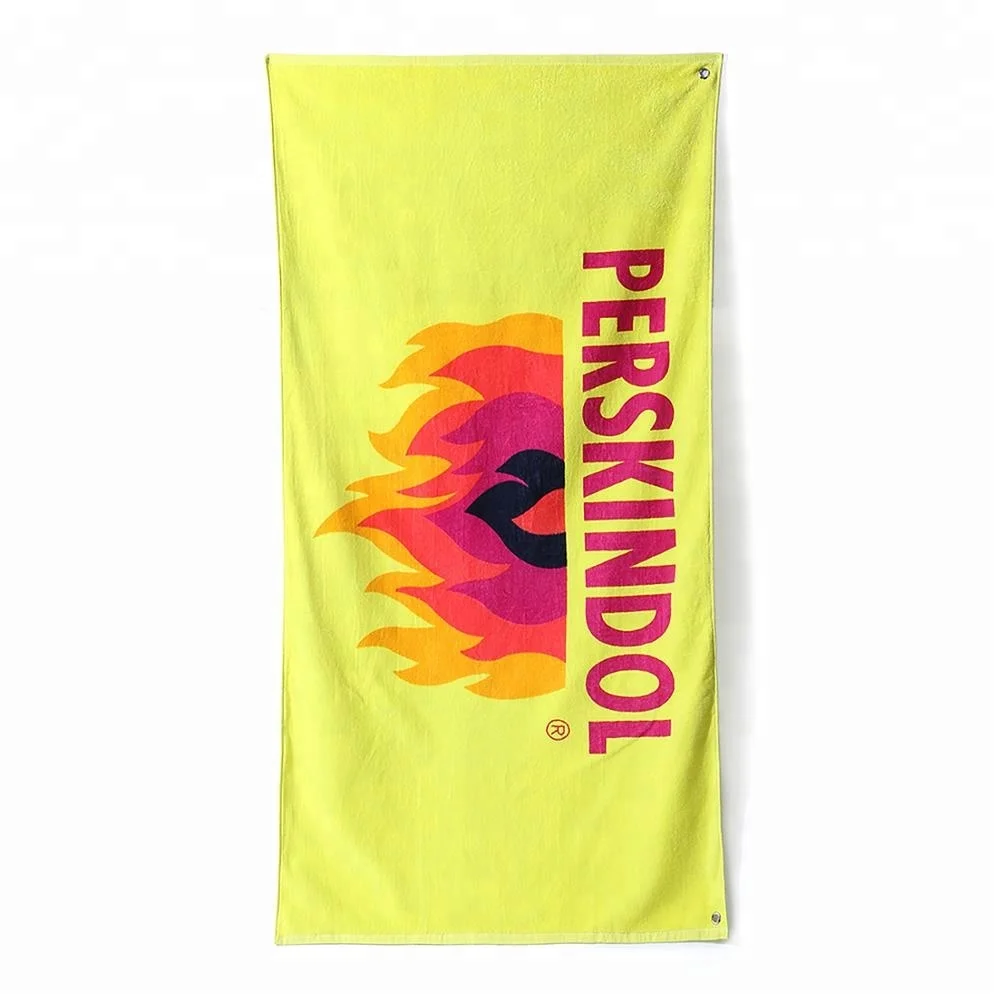 Wholesale China Cheap Promotion Custom Made Logo Extra Large Printed Microfiber Beach Towel Bulk