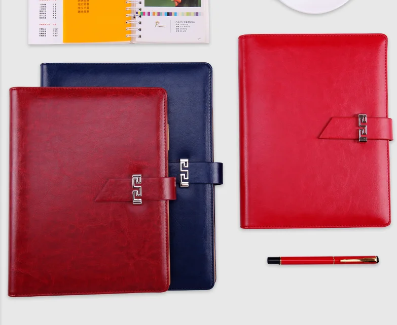 Personal logo printing office man use executive diary journal set