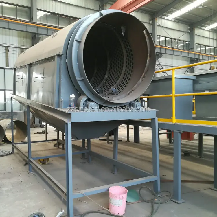 Municipal solid waste recycling plant garbage and recycle separation screen for sale